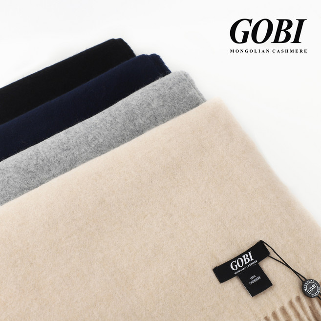 GOBI 고비 캐시미어숄 / 몽골캐시미어 100% / 머플러숄 선물 기념