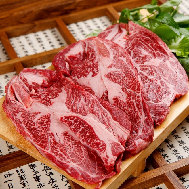 파머스마일 국내산 1++ 최상급 한우 등심, 1개, 200g