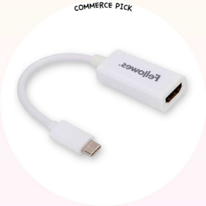C타입 HDMI 젠더 4K 미러링 젠더 USB C to HDMI 변환 어댑터 커머스픽301