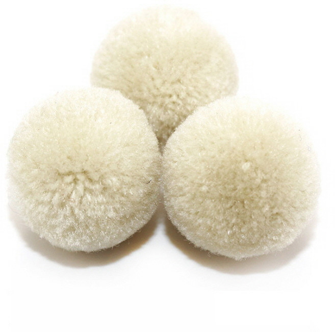 아트위브 핸드메이드 울 소재 폼폼이 20mm, 20개입, #02(오프화이트)