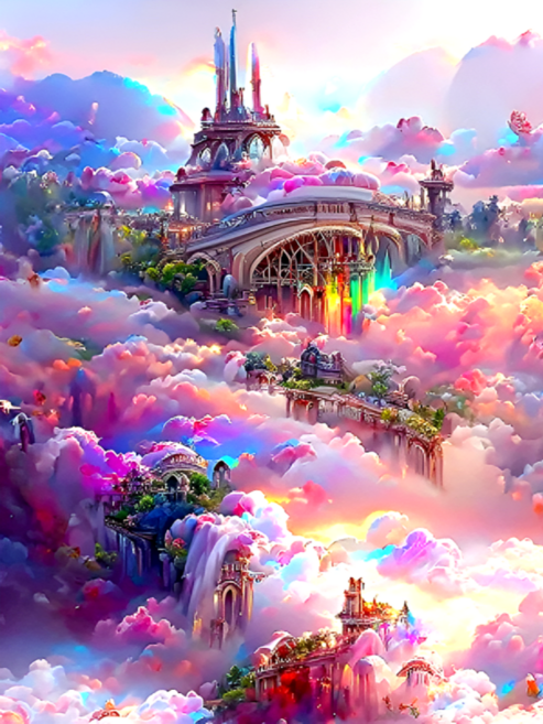 앤드 DIY 보석십자수 액자형 보석 십자수 세트 30X40cm, N026, 1세트