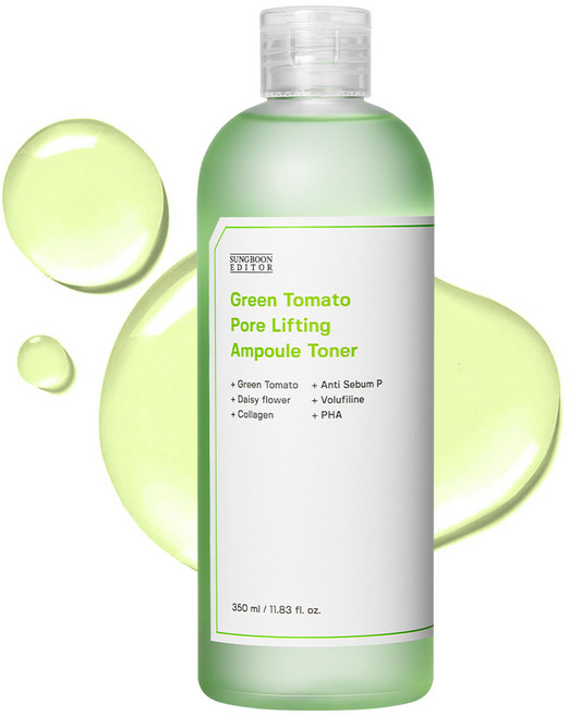 성분에디터 그린토마토 포어 앰플 토너, 350ml, 1개