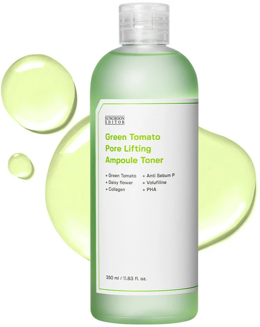 성분에디터 그린토마토 포어 앰플 토너, 350ml, 1개 - 쿠팡
