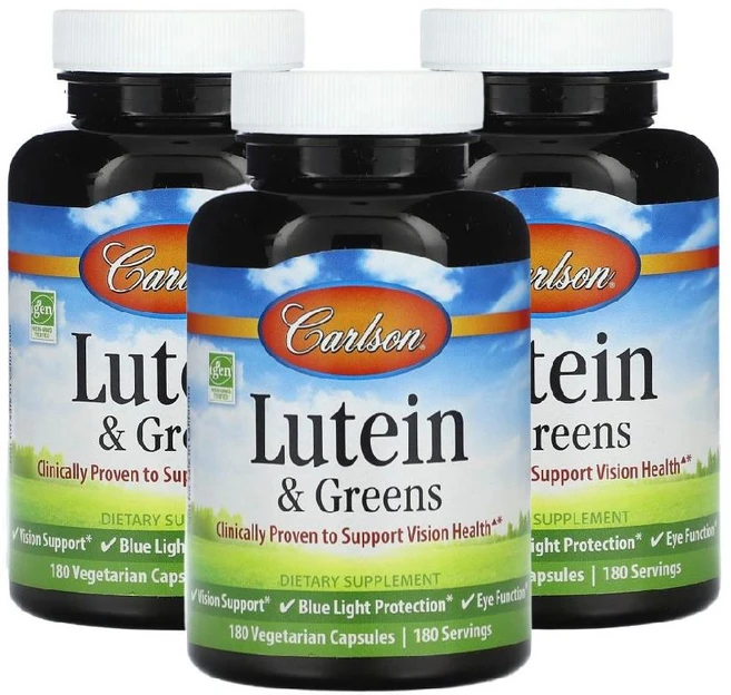 1+1+1 칼슨 루테인 그린 베지캡슐180정 지아잔틴 지아잔틴아스타잔틴 LUTEIN, 180정 - 쿠팡