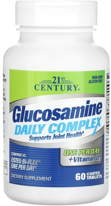 21세기 센트리 글루코사민 데일리 복합체 코팅 정제 60정, 1개 - 쿠팡
