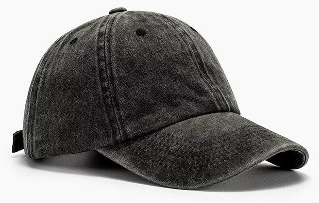 刷舊質感老帽/軟式彎簷鴨舌帽