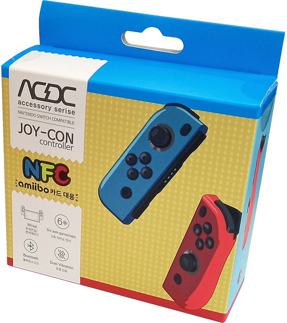 ACDC 닌텐도 스위치 조이콘 - NFC대응, 1개