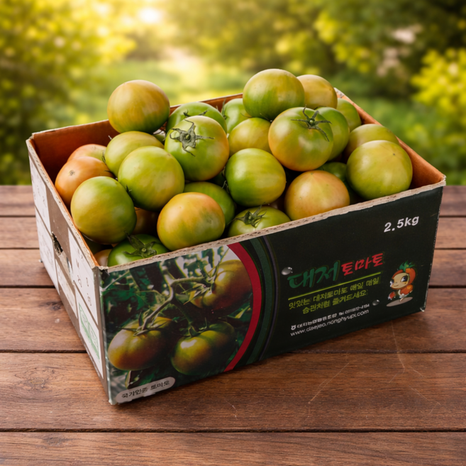 [하루딱100박스] 단독특가 부산 정품 대저토마토, 1박스, 특품 2.5kg(L)