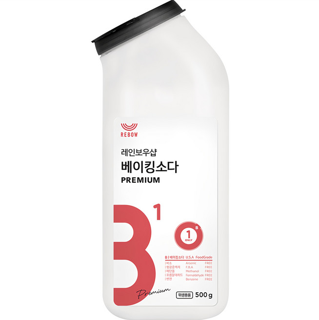 레인보우샵 베이킹소다 프리미엄 톡톡이, 500g, 1개