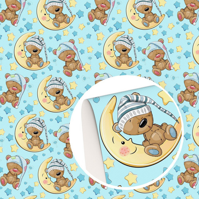 동물 팬더 기린 나태 인쇄 인조 가죽 시트 합성 원단 롤 DIY 귀걸이 머리 활 공예 프로젝트, 30x140cm, 1131913, 1개