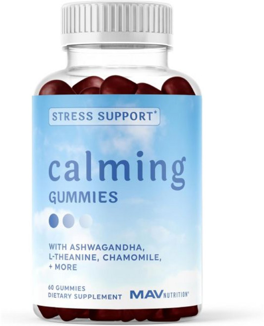 스트레스 완화 청소년용 젤리 테아닌 아쉬와간다 GABA 가바카모마일 레몬 밤 수면 천연 라즈베리 향