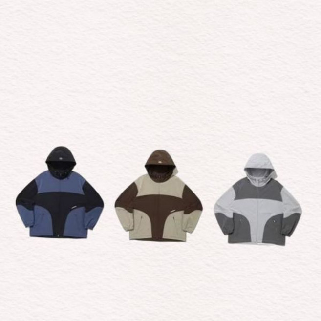 엄브로 25년 SS 웨이파인더 배색 후드형 바람막이 자켓 UQ123CJK12 341485