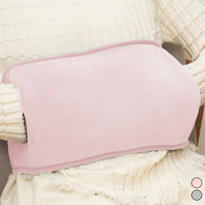 만만템 충전식 온수 찜질기 주머니형, 핑크세트