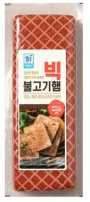 사조대림 빅불고기햄, 4개, 500g