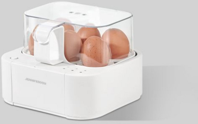 제니퍼룸 계란찜기 말하는 에그보일러 6구, 1.계란찜기/JR-E1155WH, 1개