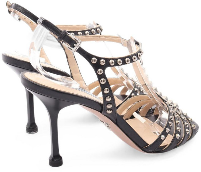 5위 - 프라다 중고 2010s studded T-bar sandals
