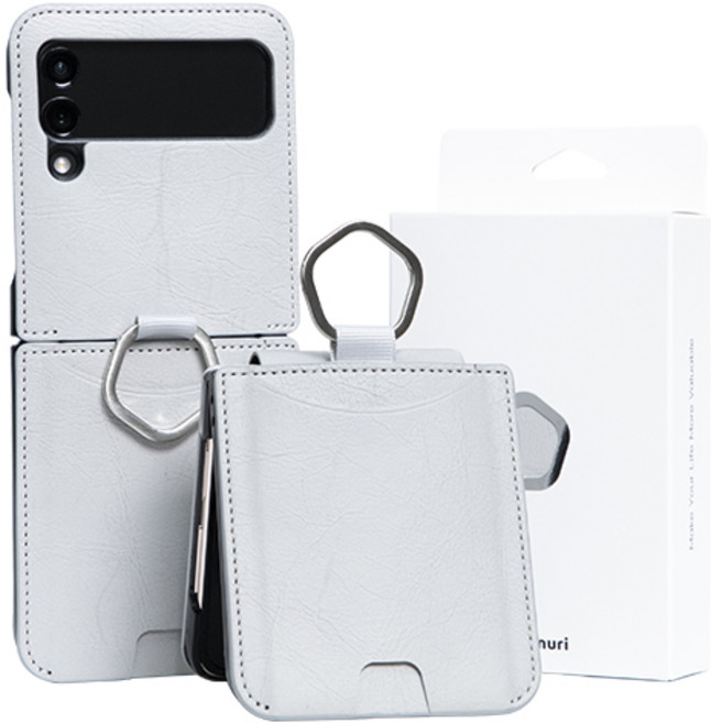 폰누리 카드 수납 핑거 링 고리 힌지보호 휴대폰 케이스