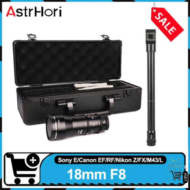 AstrHori 18mm F8 APS-C 2X 매크로 프로브 렌즈 90 ° 캐논 R5 600D 니콘 Z50용 고정 초점 수동 카메라, 03 M4 / 3