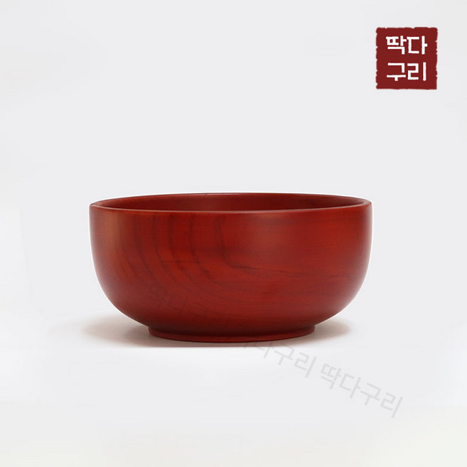 딱다구리 물푸레나무 원목제기 국그릇, 1개