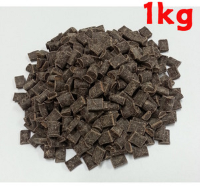 베이킹파티 선인 다크 초콜릿 청크 1KG (아이스박스 별도구매), 1개