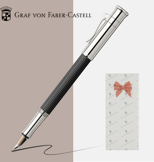 그라폰 파버카스텔 만년필 클래식 [무료선물포장], EF촉(가는촉), 에보니