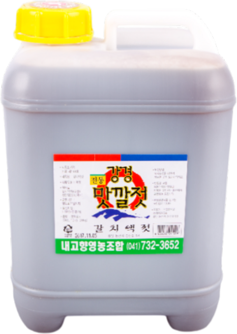 내고향젓갈 명품 국산 갈치액젓 원액 100%, 1개, 10kg