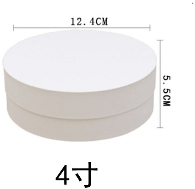 바스크 치즈 케이크 상자 디저트 포장상자 세트 종이 원형 타르트, 4 인치 종이 케이크 상자 5개세트