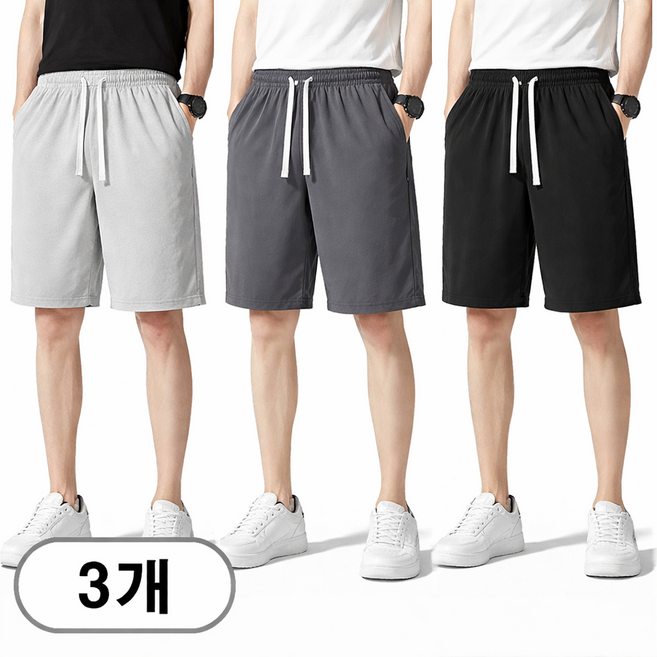 차쿠 남성 여름 시원한 쿨 반바지 아이스 반바지 1+1+1 (3p)