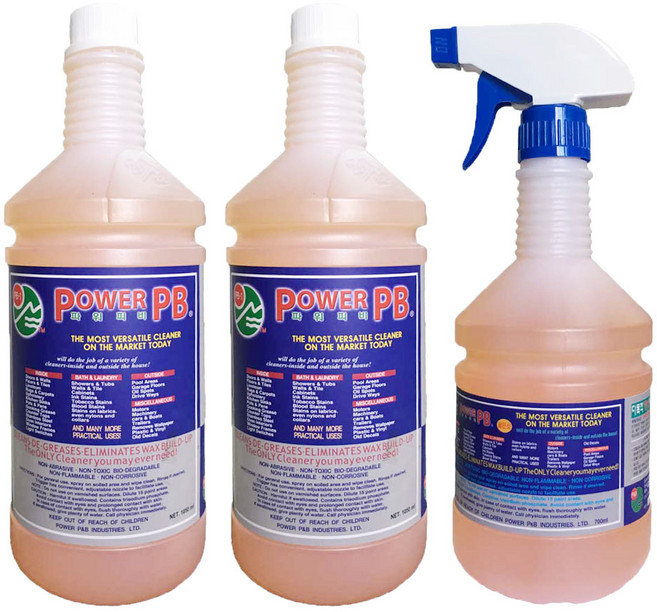 파워피비골든샷 1000ml2개+700ml 찌든때세제 기름때제거제 다용도세정제, 3개