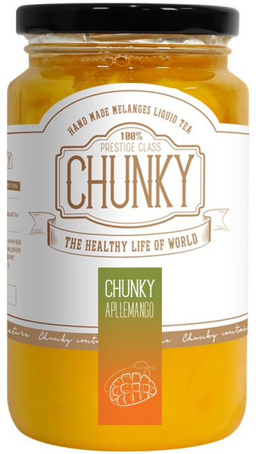 청키 열대과일 수제 애플 망고청 과일청 망고 수제청, 1개입, 1개, 700g