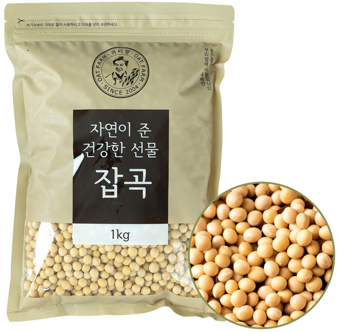 정읍명품 국산 백태 1kg 메주콩 두부콩 산지직송 건강곡물 대통령표창 업체 2024 수확 초신선 햇곡 햇잡곡, 1개