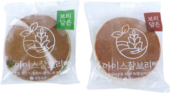 보리담은 찰보리빵 100개(오리지날60개+쑥20개+유자20개), 보리담은 찰보리빵 100개(오리지날60개+쑥20개+유자, 1개