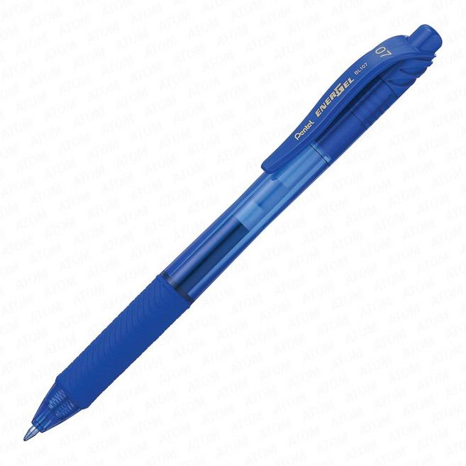 PenteL 펜텔 에너겔 X 엑스펜 메탈팁 0.7 BL107 겔 잉크펜 노크식 중성볼펜, 1개, 블루(C)