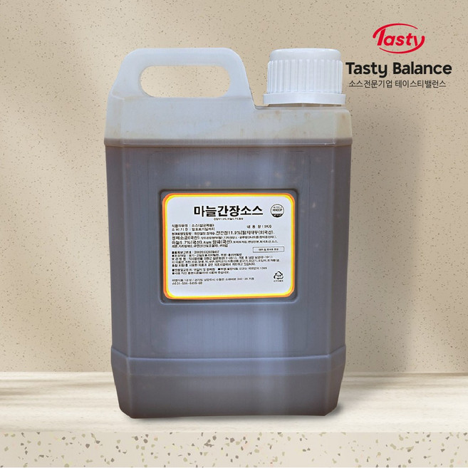 마늘간장소스 양념치킨소스 5KG, 1개