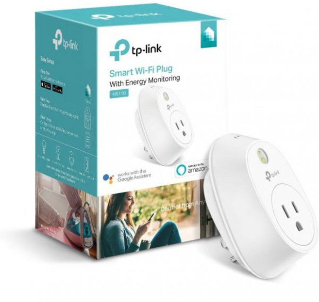 TP-Link Kasa HS110 Wi-Fi 스마트 플러그 에너지 모니터링 화이트 TPLink, TP-Link Kasa HS110 Wi-Fi 스마트 플