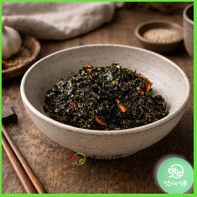 맛사랑식품 파래무침(단지) 4kg 식당 대용량 업소용 반찬 파래 장아찌 김, 1개