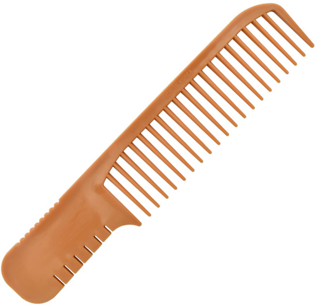 이발 이용 일반 커트빗 컷트빗 나무색, 1개