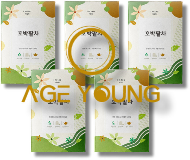 림프순환차 호박팥차티백 호박팥차, 5개, 20개입, 1.5g