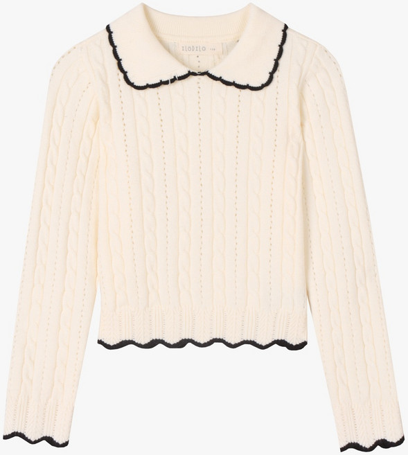 [일로딜로] 단정 스칼럽 풀오버 IDKA2510Z_쇼핑점