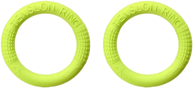 대롱상점 TPR 프리스비링 2P 세트, 그린, 2개