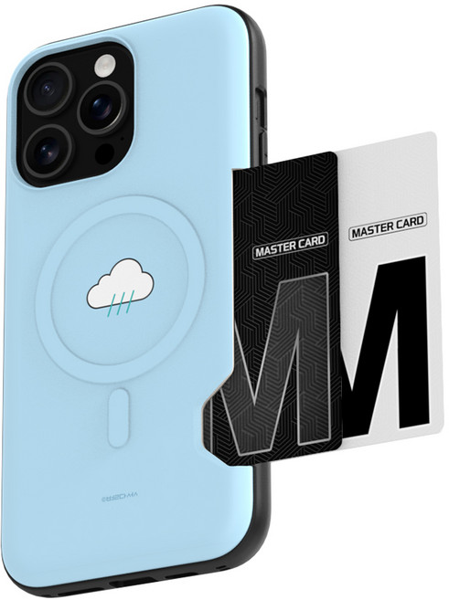 별다섯 자석 맥세이프 카드 케이스 2장 수납 타이니테일즈