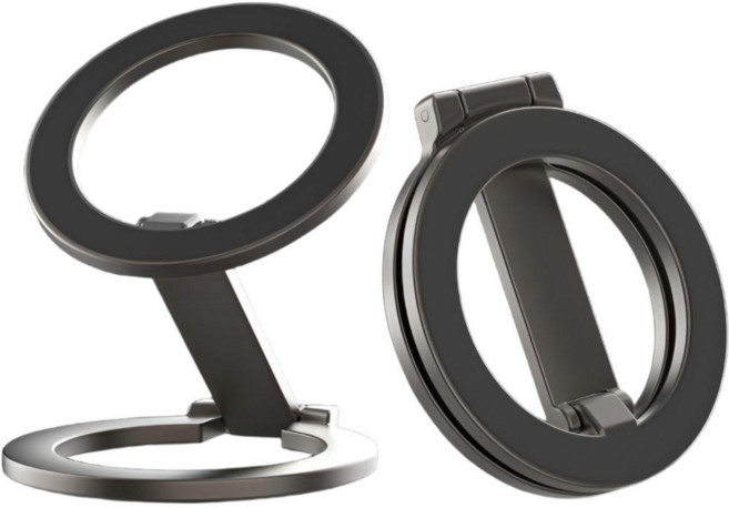 미블룸 초강력 양면 자석 거치대 헬스장 맥세이프 스마트 링, 1개, 블백 1