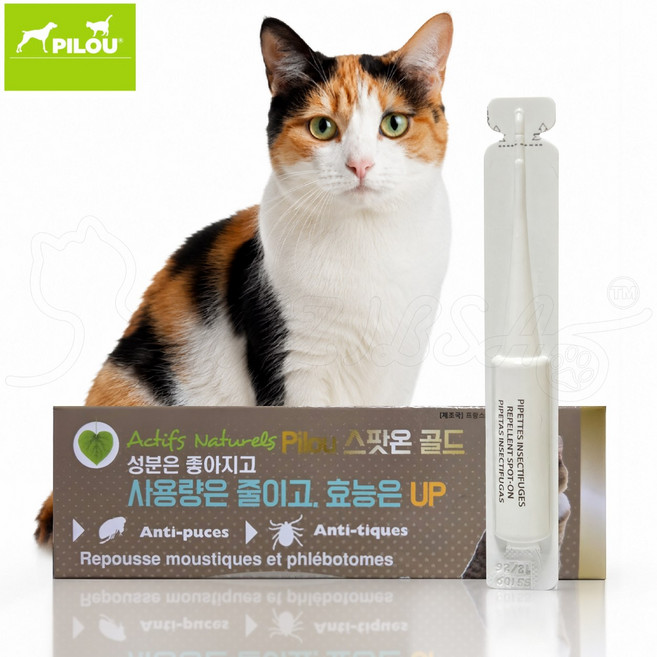 BB26.12 필루 스팟온 고양이 외부기생충 접근방지 동물용 의약외품, 1개, 1ml, 고양이용