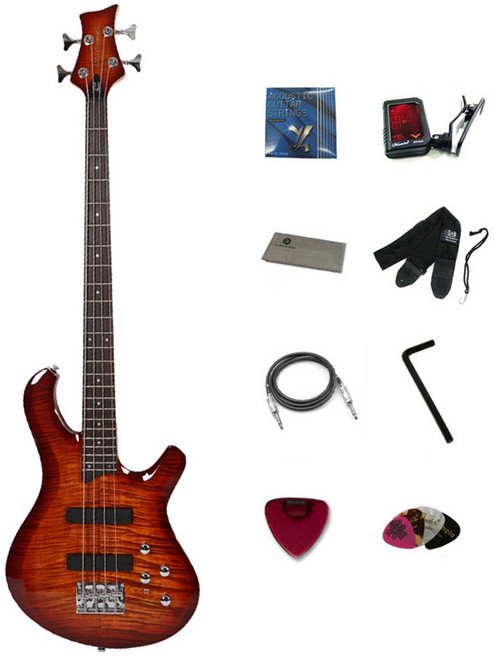 [레이크뮤직] 데임 폴앤폴250 베이스기타 DAME Fall&Paul, MA (마호가니), 1개, F&P250