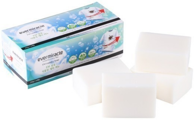 EM세탁비누세트( ) 유아의류 식물성 순비누 빨래비누 피부보습유지 손빨래, 250g, 1