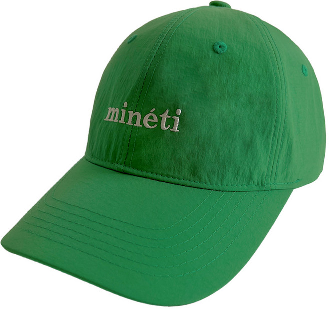 [미네티] 초경량 바스락 레터링 볼캡 나일론 러닝 워터파크 운동 물놀이 6color