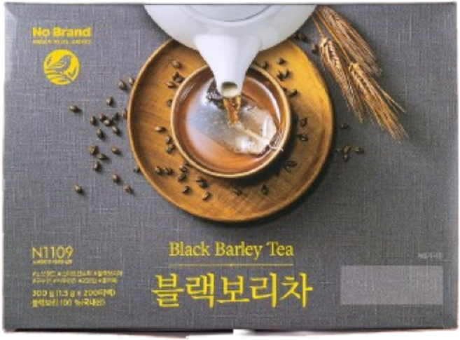 노브랜드 구수한 식후한잔 블랙 보리차 300g 200티백, 1.5g, 200개입, 3개