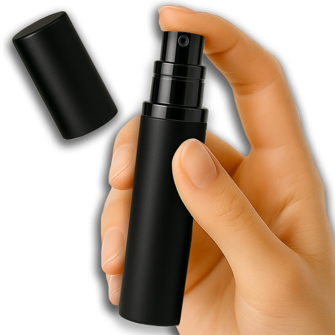 아이돈케어 새지않는 향수 공병, 1개, 블랙