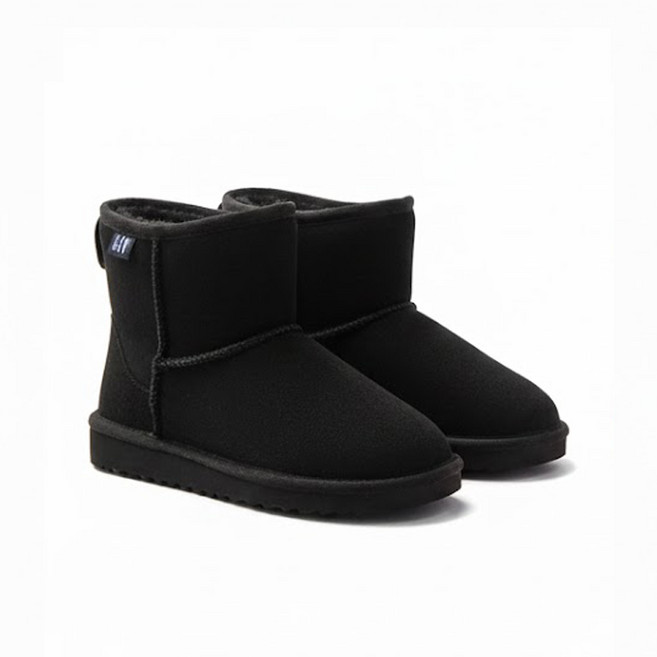 갭 키즈 아동 스웨이드 윈터 어그부츠 블랙