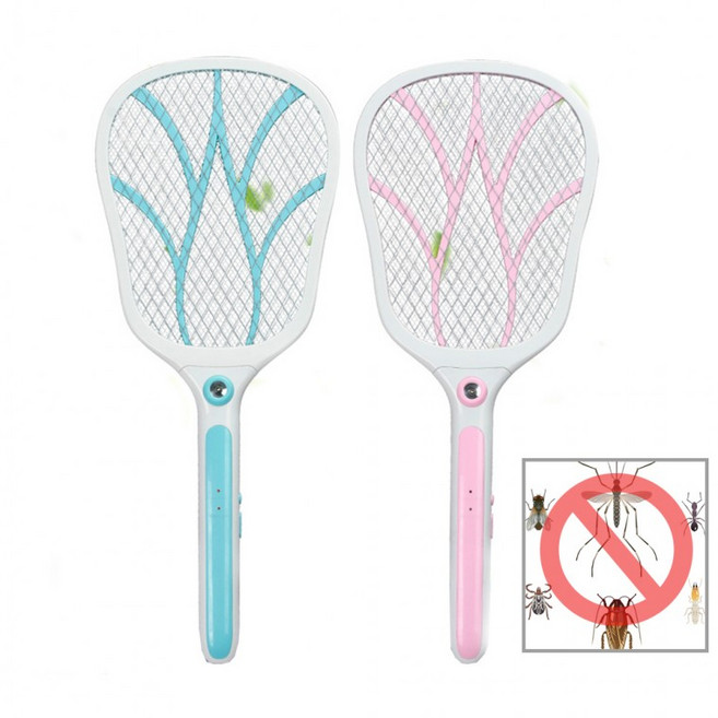 모기채 전기모기채 전자 파리채 모기퇴치기 모기 퇴치D01, 05.방수 웜홀 모기포충기-화이트